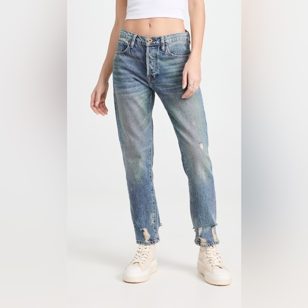 New NSF Nori Super Baggy Jeans Harlan NWT Denim Distressed Streetwear Women’s 26